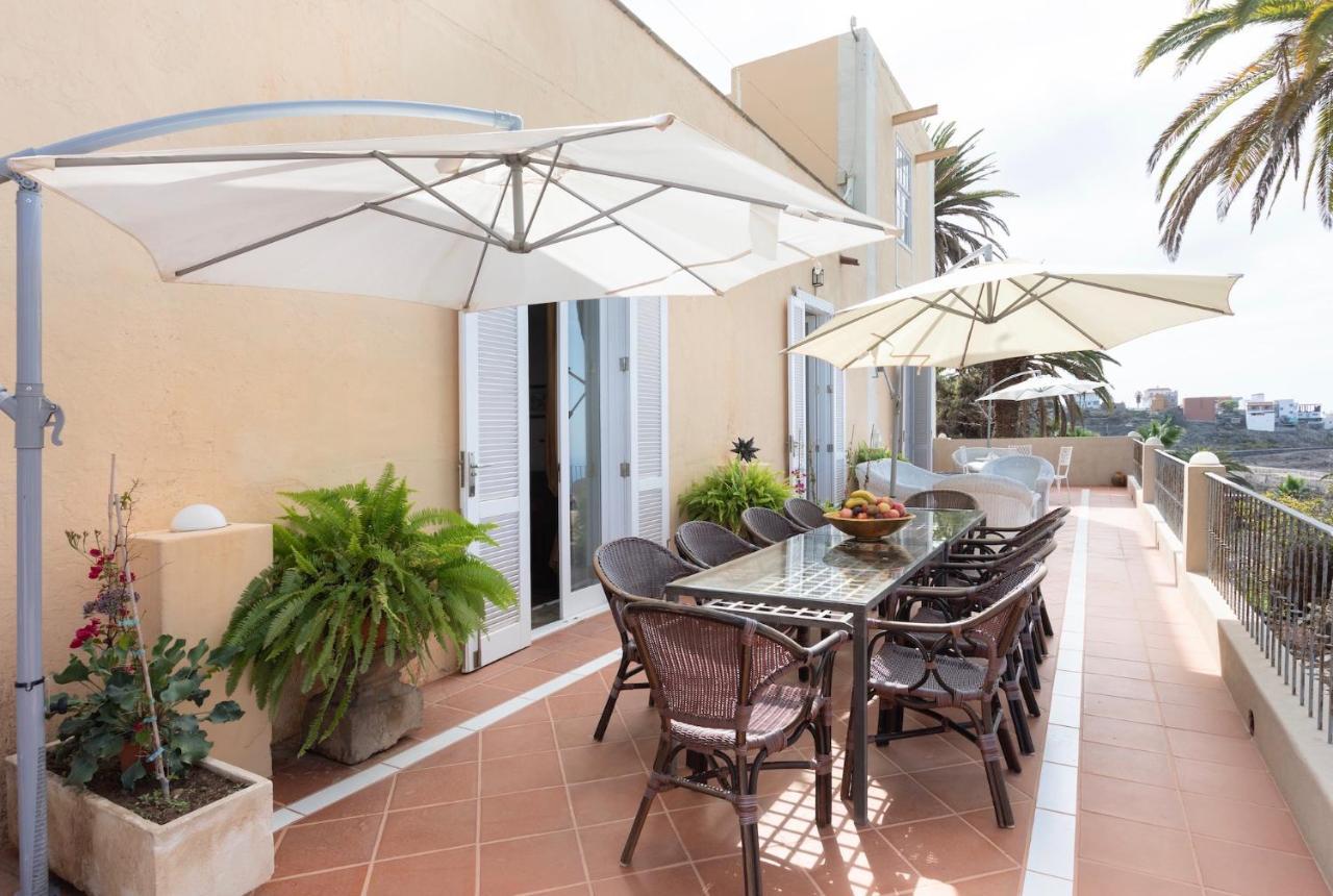 Detached Villa With Garden, Heated And Private Pool, Sea View, Parking Free Tijoco de Abajo Luaran gambar